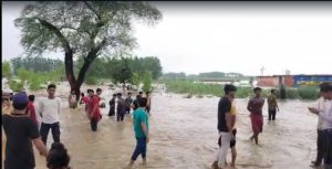 यमुनानगर में बरसात के बाद की स्थिति